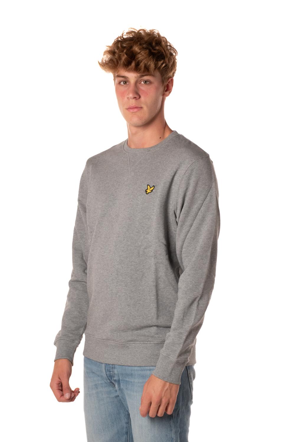 Felpa Logo Uomo ML424VOGMID GREY LYLE & SCOTT