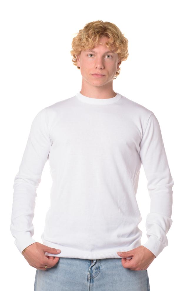 Maglione Estivo Uomo MV-009BIANCO TELAMIRA