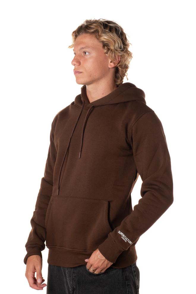 Felpa Basic Uomo JOY-ZCIOCCOLATO SUPERCULTURE