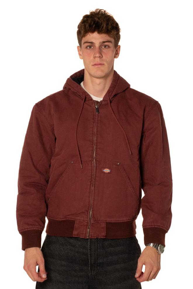 Giacca Work Hooded Uomo DK0A48705ROSSO DICKIES