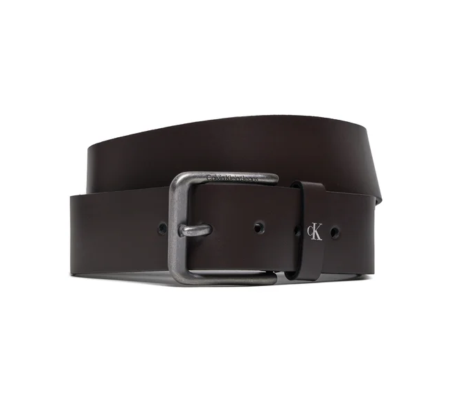 Cintura Rounded Classic Uomo Marrone K50K510066MARRONE CALVIN KLEIN
