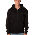 Felpa Woven Label Zip Uomo J306858NERO CALVIN KLEIN