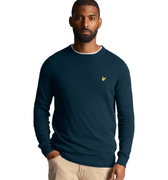 Maglione Misto Cotone Lana Uomo Blu KN400BLU LYLE & SCOTT