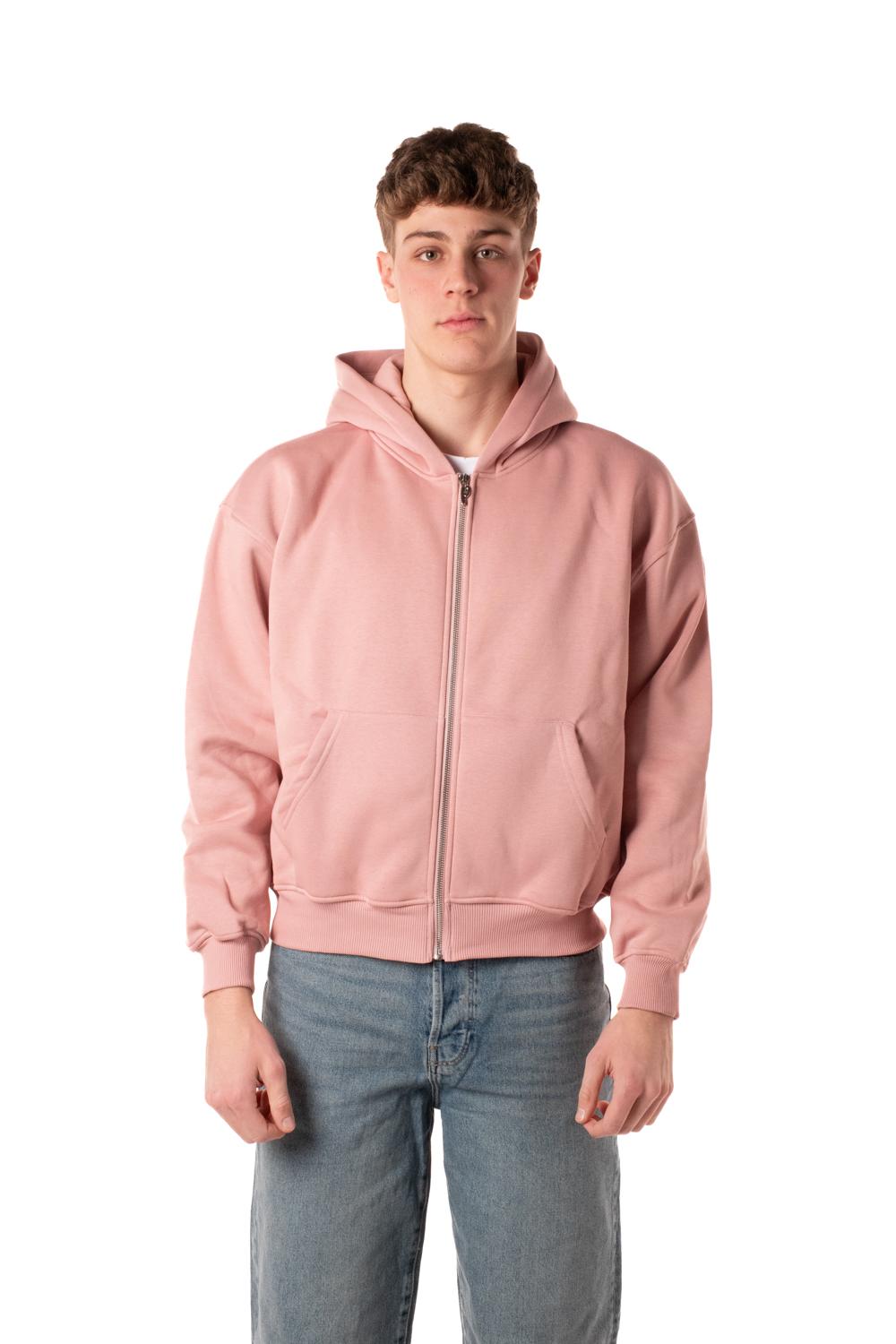 Felpa Zip Boxy Uomo 