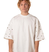 Tshirt Borchie Uomo PDP011BIANCO TOKYO COUTURE