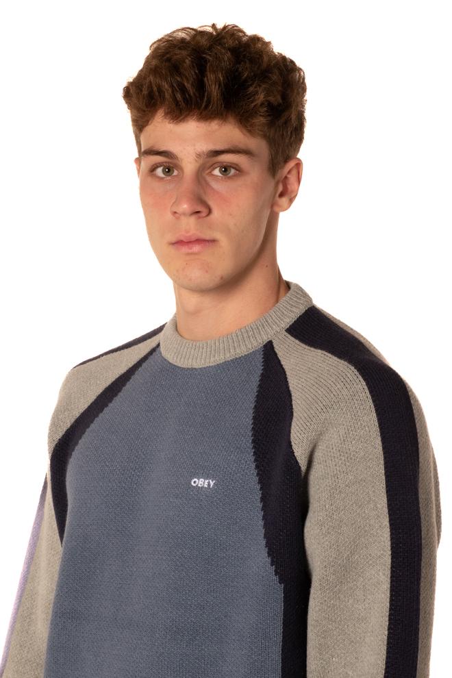 Maglione Raglan Uomo 151000116BLU OBEY