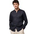 Camicia Coreana Lino Uomo 