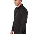 camicia basic uomo nera LPNH5566NERO LANDEK PARK