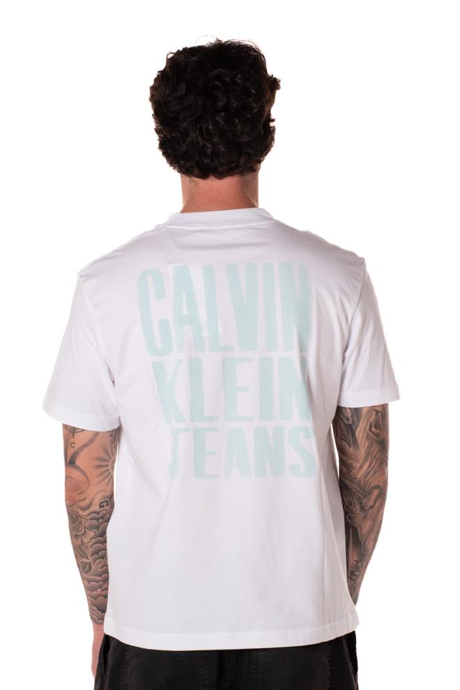 Tshirt Painted Uomo J307523BIANCO CALVIN KLEIN