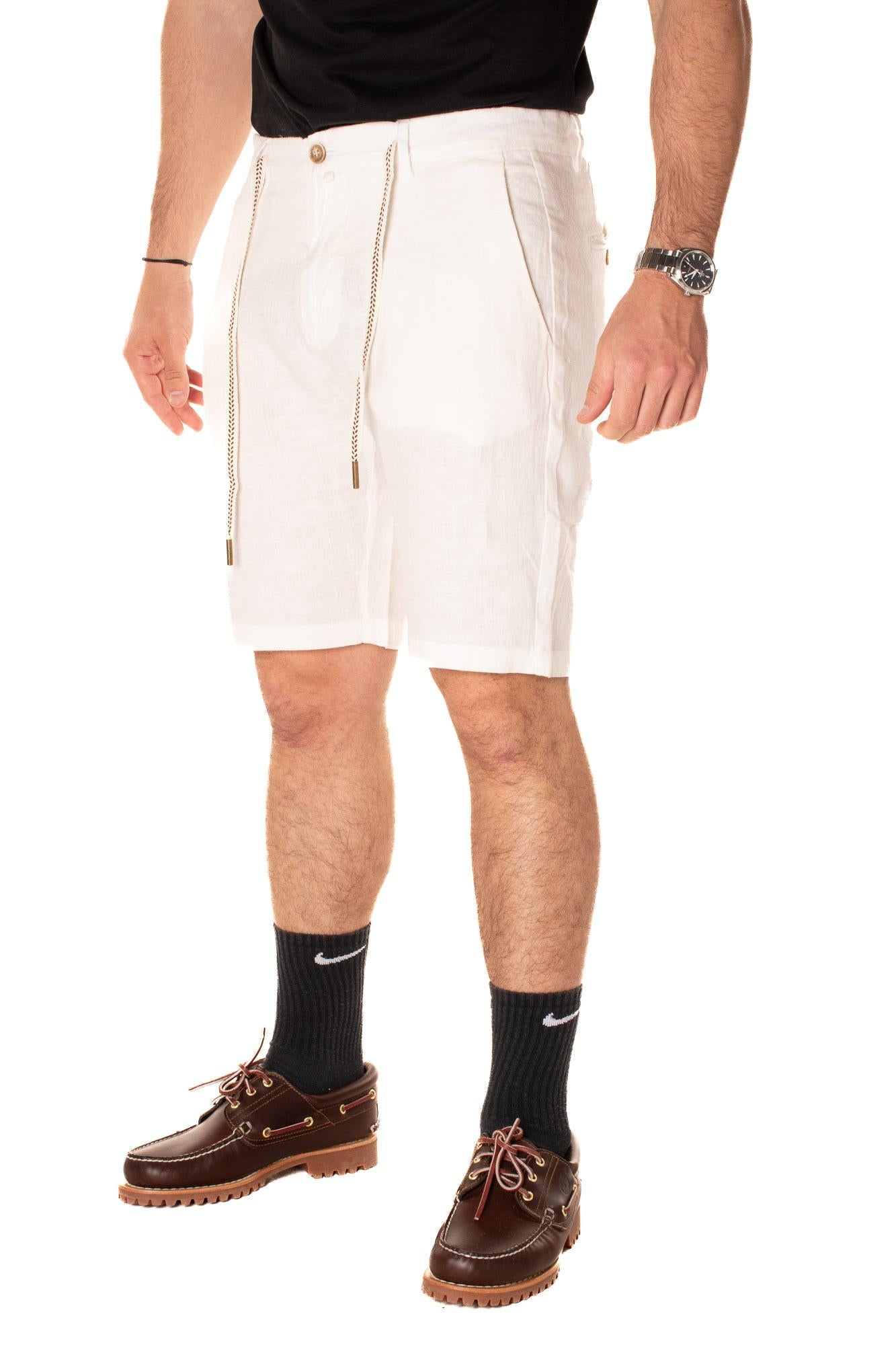 Bermuda Lino Uomo 