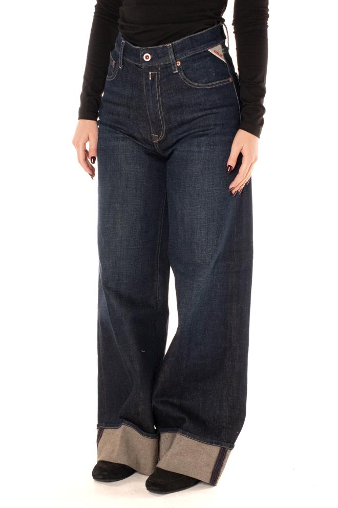 Jeans Wide Donna WN5410425BLU REPLAY