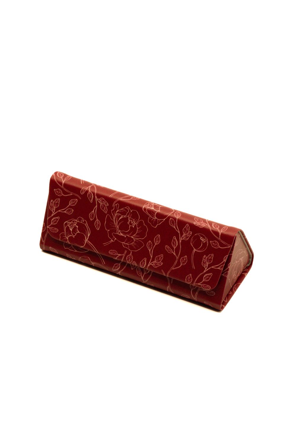 custodia occhiali rose unisex 