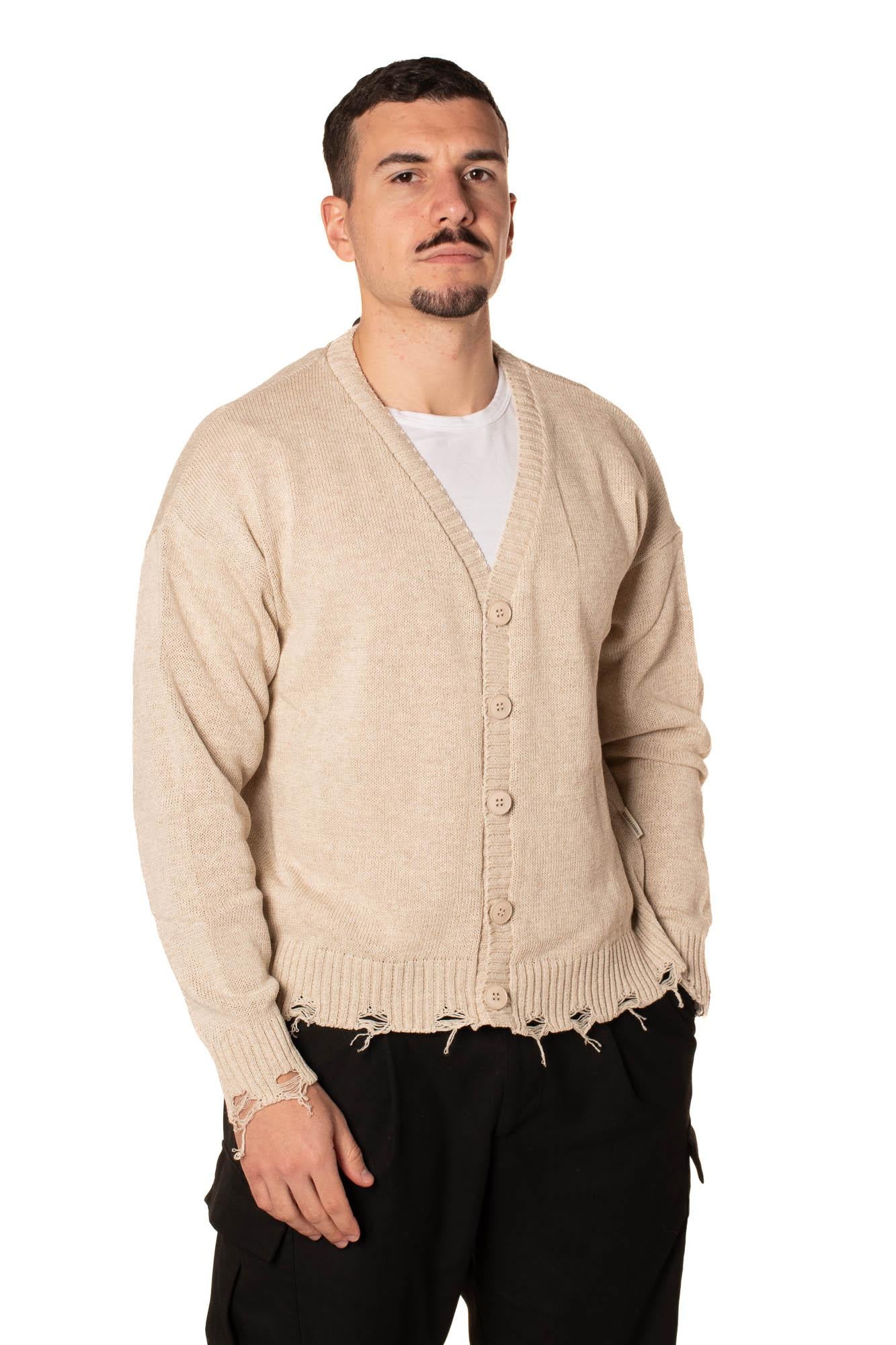 Cardigan Broken Uomo 