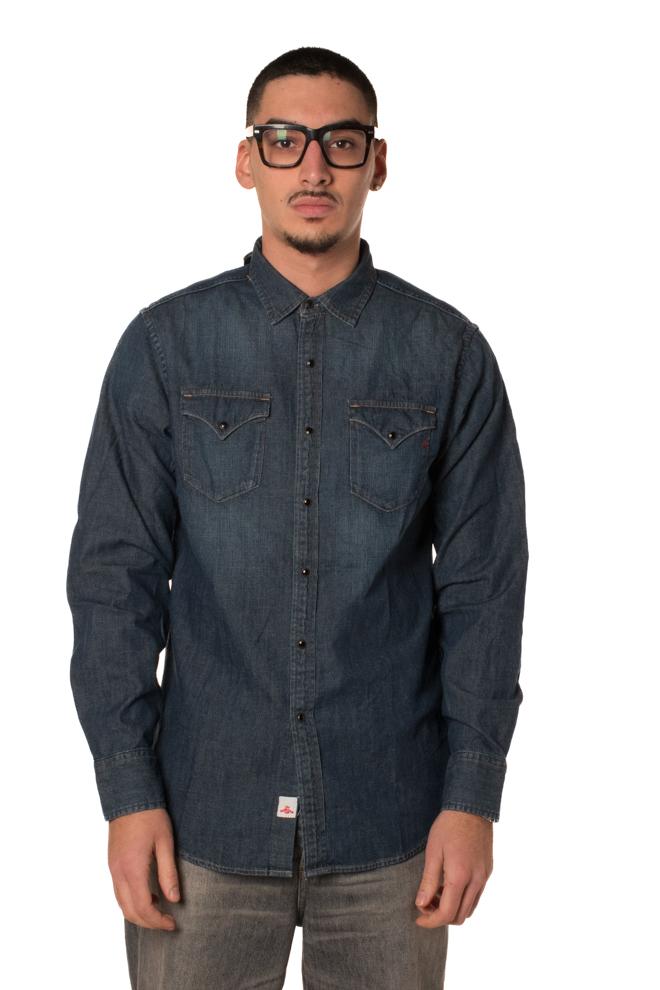 Camicia Denim Uomo MA860T00026CBLU REPLAY