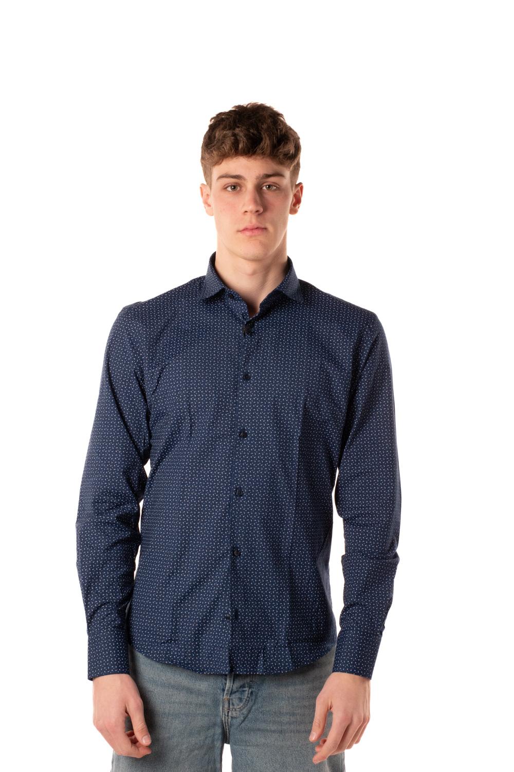 Camicia Fantasia Uomo NEW PRINT302808BLU TELAMIRA