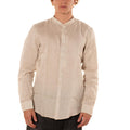 Camicia Coreana Lino Uomo 