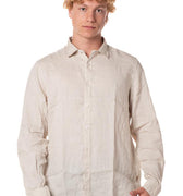 Camicia Lino Uomo GL7619BEIGE GIANNI LUPO