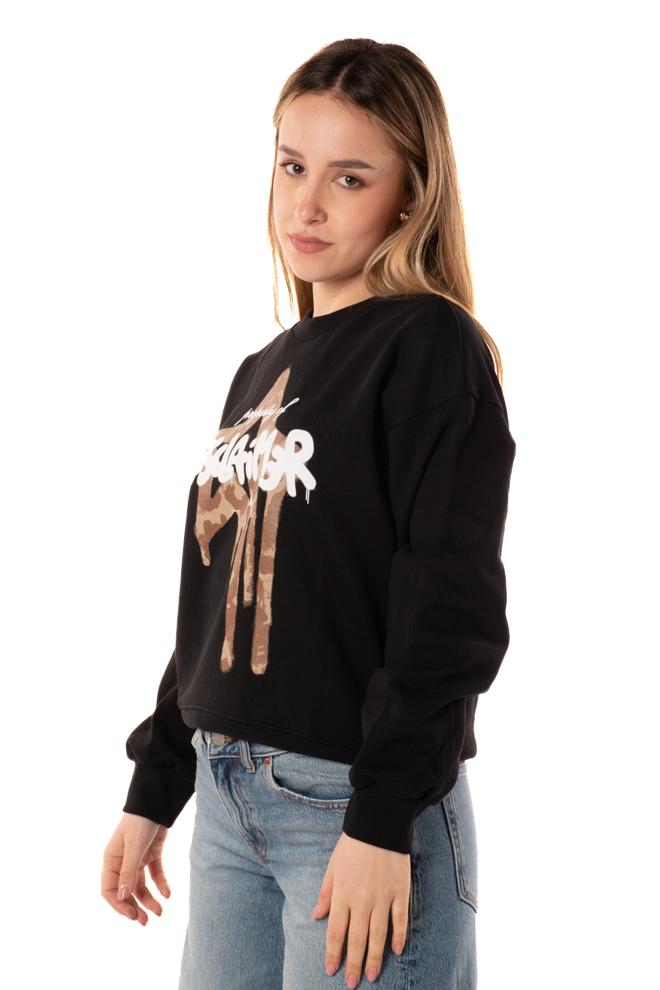 Felpa Star Donna 54980NERO DISCLAIMER