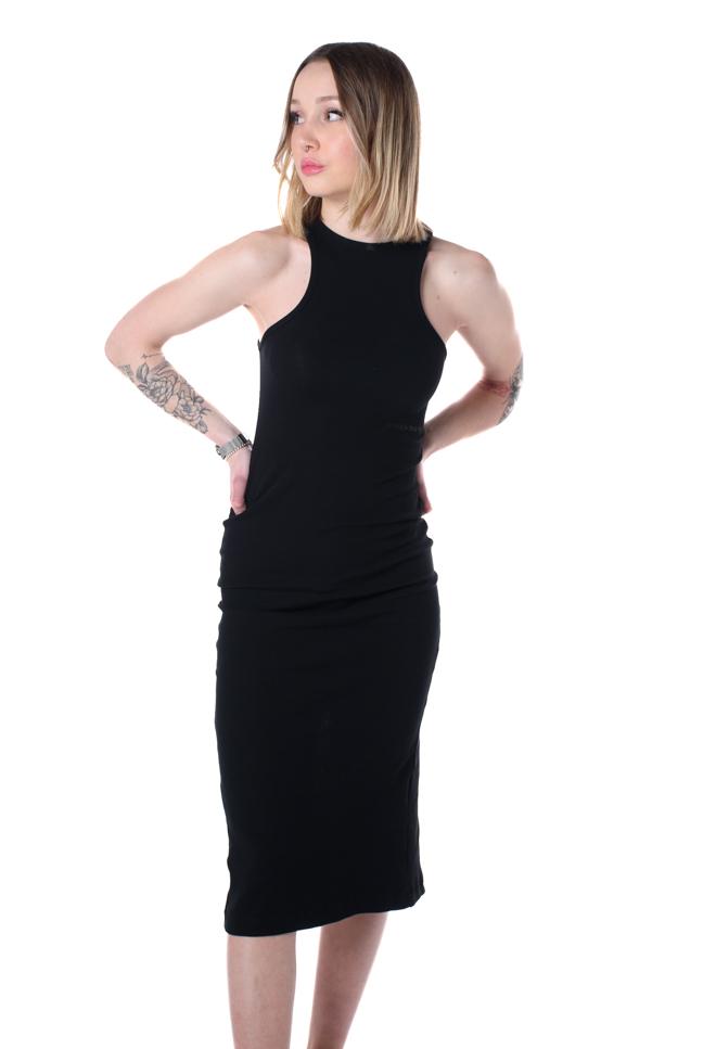 Tutina lunga a coste donna nera HMABW217NERO HINNOMINATE