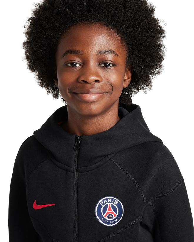Felpa tech PSG Bambino FQ3511-010NERO NIKE